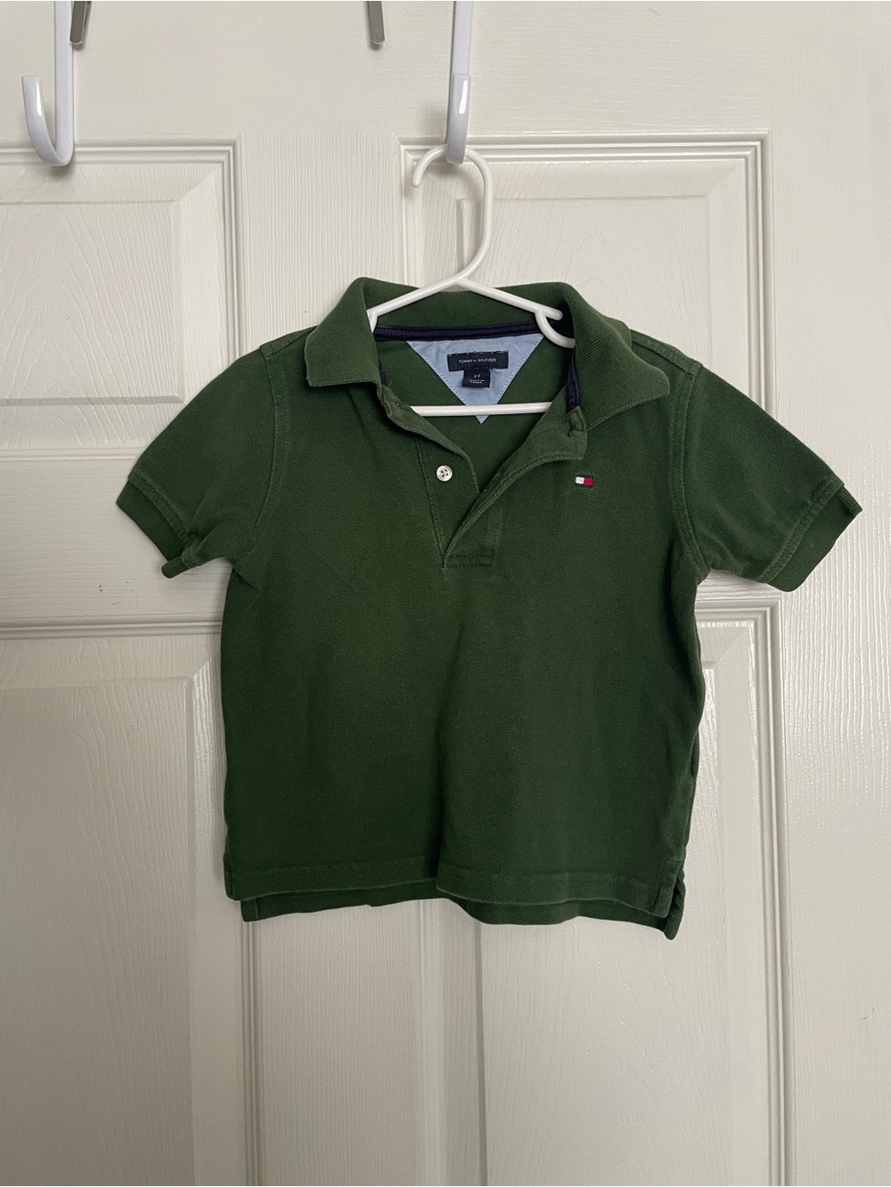 Tommy Hilfiger 100% Cotton Boys' size 2T Dark Green Polo Shirt